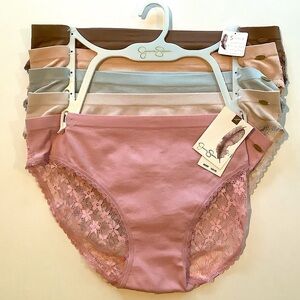 Jessica Simpson Panties Seamless Bikini 5 Pack XL New